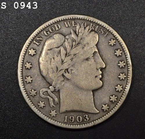 1903-S Barber Half Dollar "Fine"