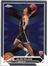 2023-24 Topps Chrome #61 Jalen Wilson Nets RC