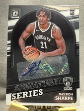 2021 Panini Donruss Optic Signature Series Day'Ron Sharpe #SS-DRS Rookie Auto RC