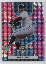 2022 Panini Mosaic Pink Camo Mosaic Prizm Pablo Lopez #33 1e52