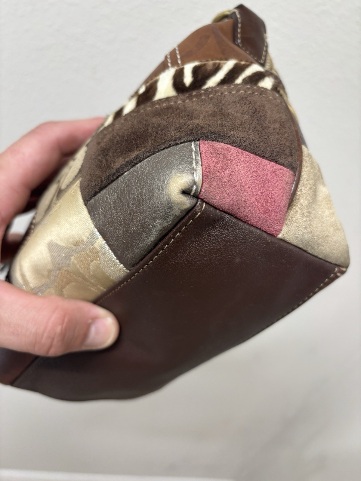 2007 Coach Patchwork Top Handle Pouch Mini Hobo H… - image 14