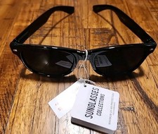 Sunglasses Black Classic Frame Sun Shades Glasses Dark Lens UV400 Protection