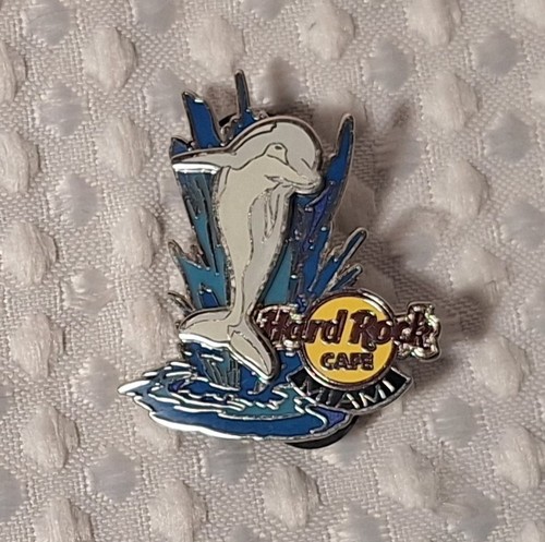 Hard Rock Cafe Miami Florida Souvenir Dolphin Slider Pin Limited Edition