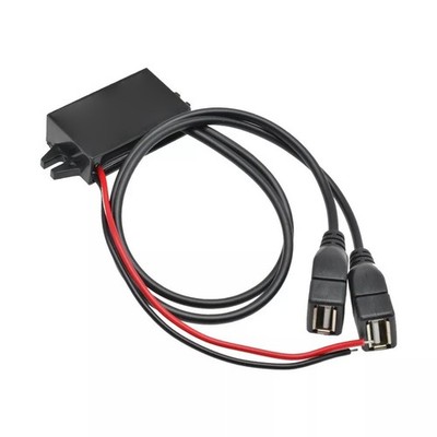 12V auf 5V Auto USB DC DC Konverter mit Dual Output Ports 15W Max Power