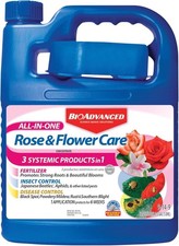 Rose & Flower Care Fertilizer, Insect Killer & Fungicide, 64oz