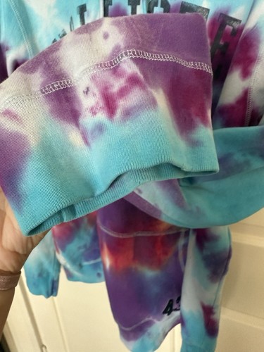 Tie Dyed Vintage Hollister Pullover hoodie Long sleeves XL Y2K - Picture 5 of 11