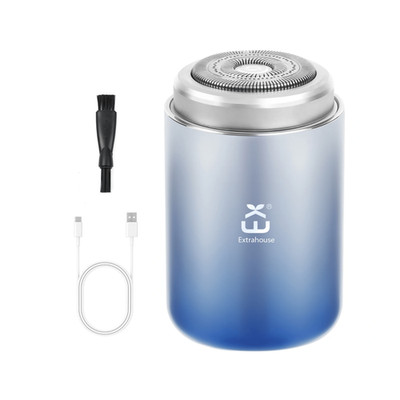 Extrahouse Wiederaufladbarer Reiserasierer USB Wasserdicht Mini Rasierer
