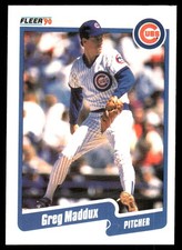 Greg Maddux 1990 Fleer #37 Chicago Cubs MLB READ FREE SHIPPING AutographDen