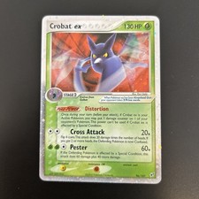 Crobat EX 96/107 Deoxys Rare  Holo Pokemon TCG 2005 SWIRL NM/ Mint
