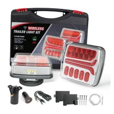 Wireless Trailer Lights Kit, Magnetic Tail Light for Trailer, USB-C