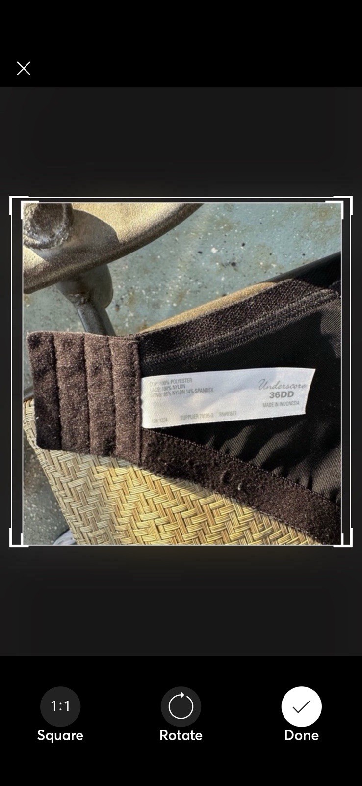 Underscore 36DD wireless bra black - image 4