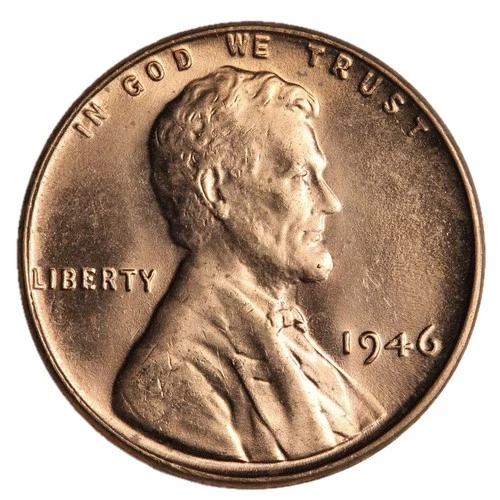 GEM BU RED 1946 LINCOLN WHEAT CENT PENNY *UPGRADE YOUR ALBUM!*