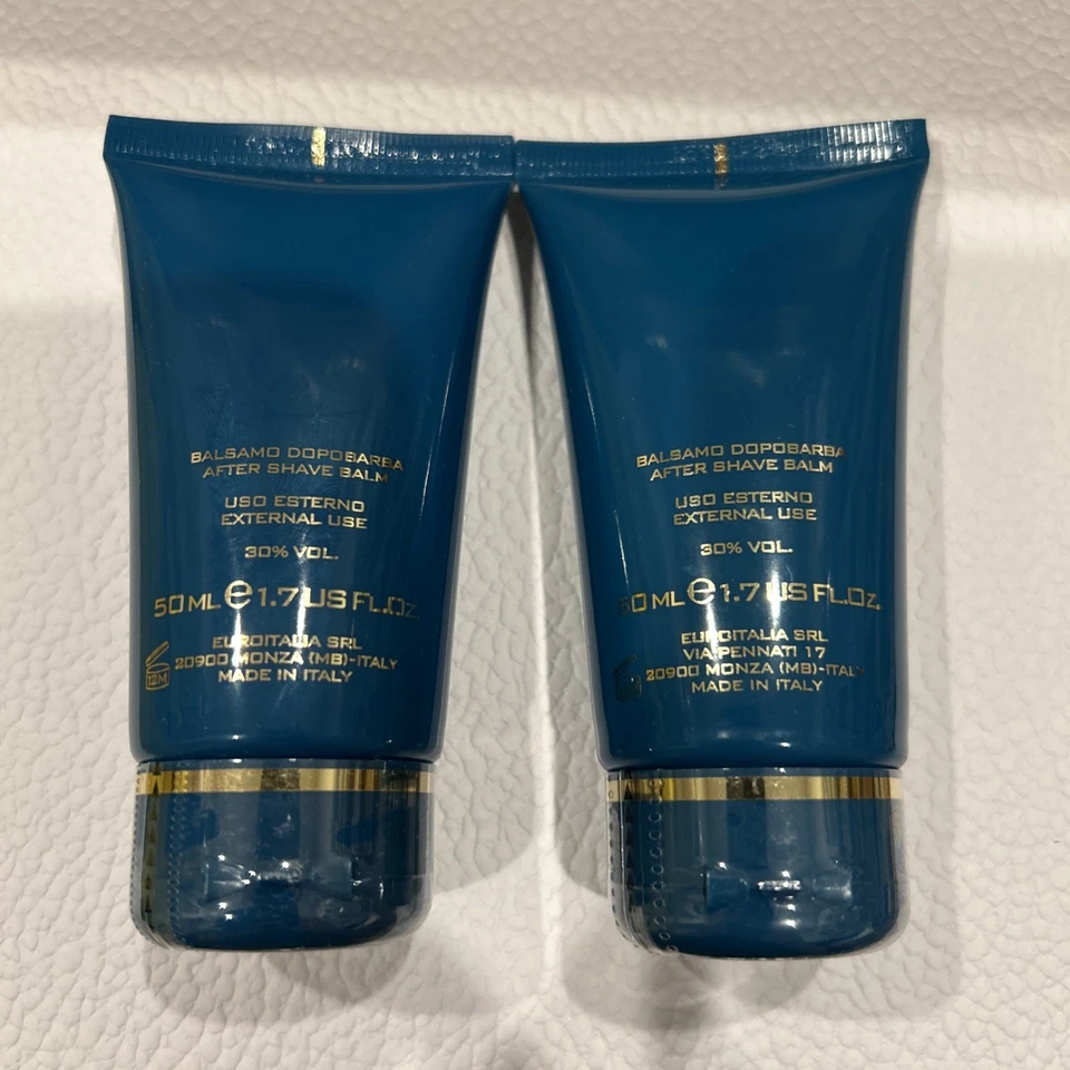 Gel de ducha y bálsamo para después del afeitado Versace Eros Men 1,7 oz/50 ml cada uno nuevo sellado Foto 2 de 2