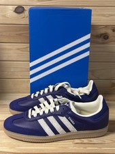 adidas Samba OG Originals Collegiate Purple Cream JI2736 Women's Size 9.5