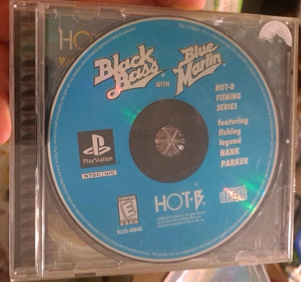 Black Bass With Blue Marlin PS1 (Sony PlayStation 1, 1999) Missing Manual 