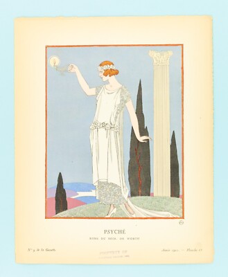 Gazette du Bon Ton, Original Pochoir Print, George Barbier, 1921
