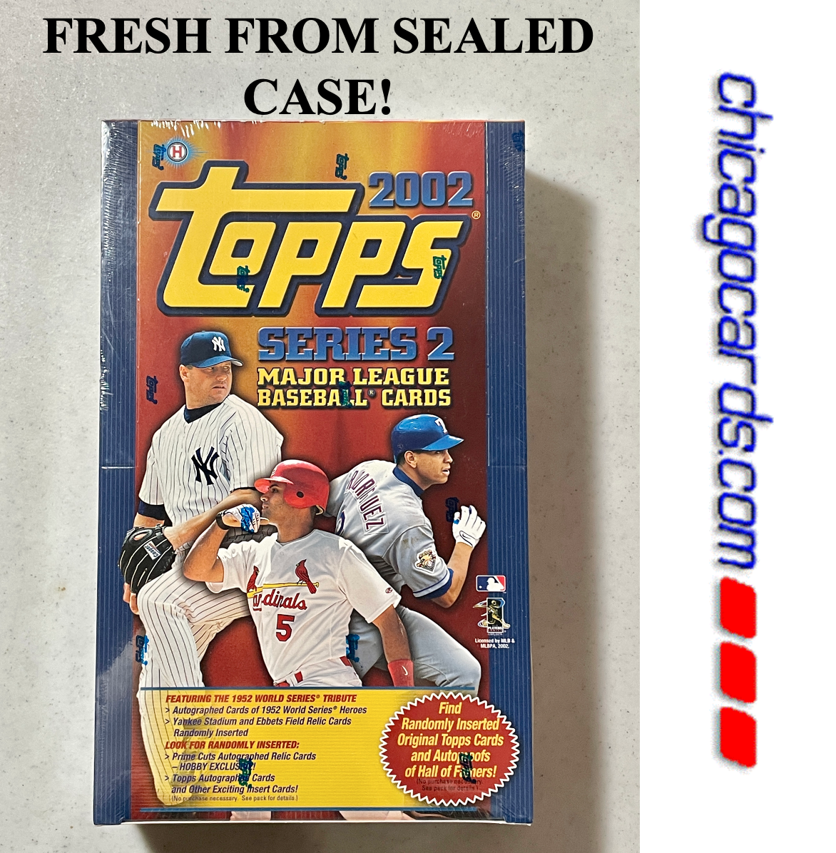 2002 Topps Series 2 Baseball Factory Sealed 36-Pack Hobby Box RELIC AUTO MLB  | eBay