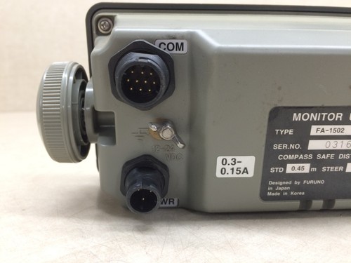 Furuno FA-1502 Monitor Universal AIS V4.06 Auto Identification System GPS Unit - Picture 8 of 22