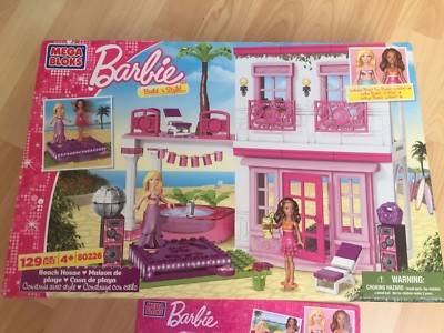 Mega Bloks Barbie Beach House 80226 - wie neu / Box + Anleitung inklusive