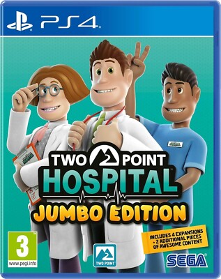 Two Point Hospital Jumbo Edition PS4 ** NEU & SEALED SONY PLAYSTATION 4 SPIEL **