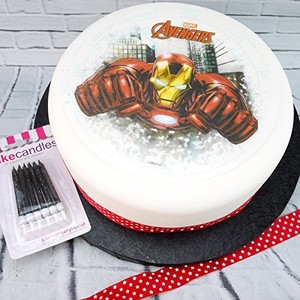 Marvel Avengers Iron Man Cake Decoration Set Ebay