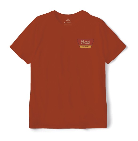 Brixton Linwood T-SHIRT Barn Red Gr: M Brixton Supply-image