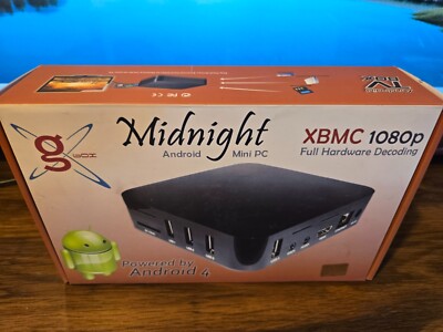 Midnight Android 4 Web Streaming Box Mini PC Player & Remote XBMC 1080P NEW