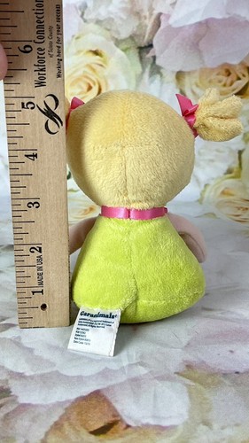 Garanimals Blond Hair Doll Stuffed Plush Hearts Pigtails 2013 Green Dress - Picture 4 of 8