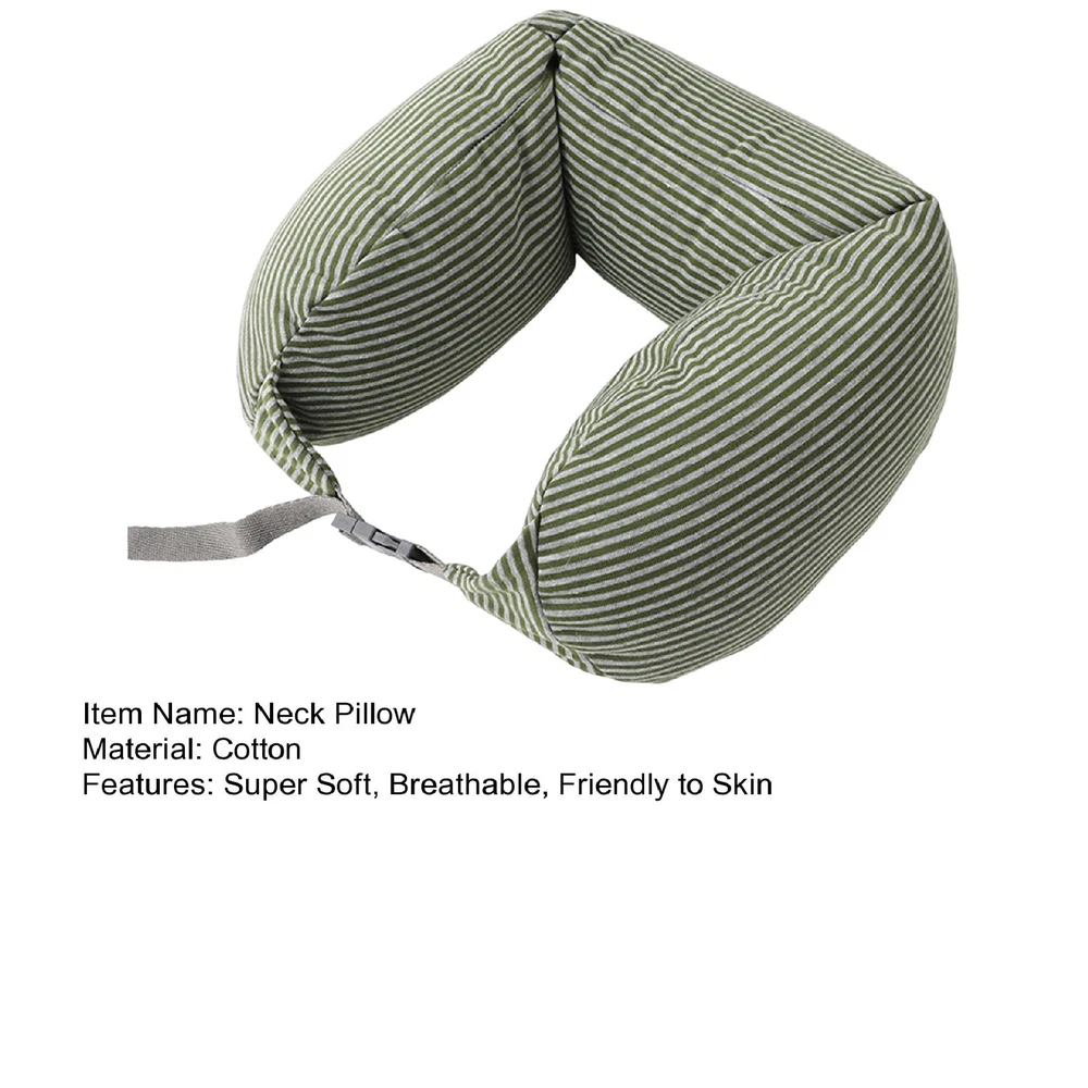 Travel Pillow Adjustable Drawstring Neck Super Soft Breathable with Hidden