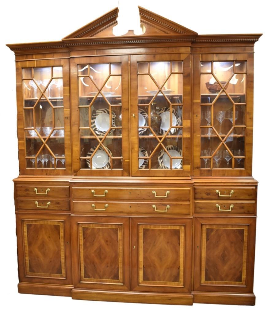 Drexel Heritage Breakfront China Heirloom Collection Secretary