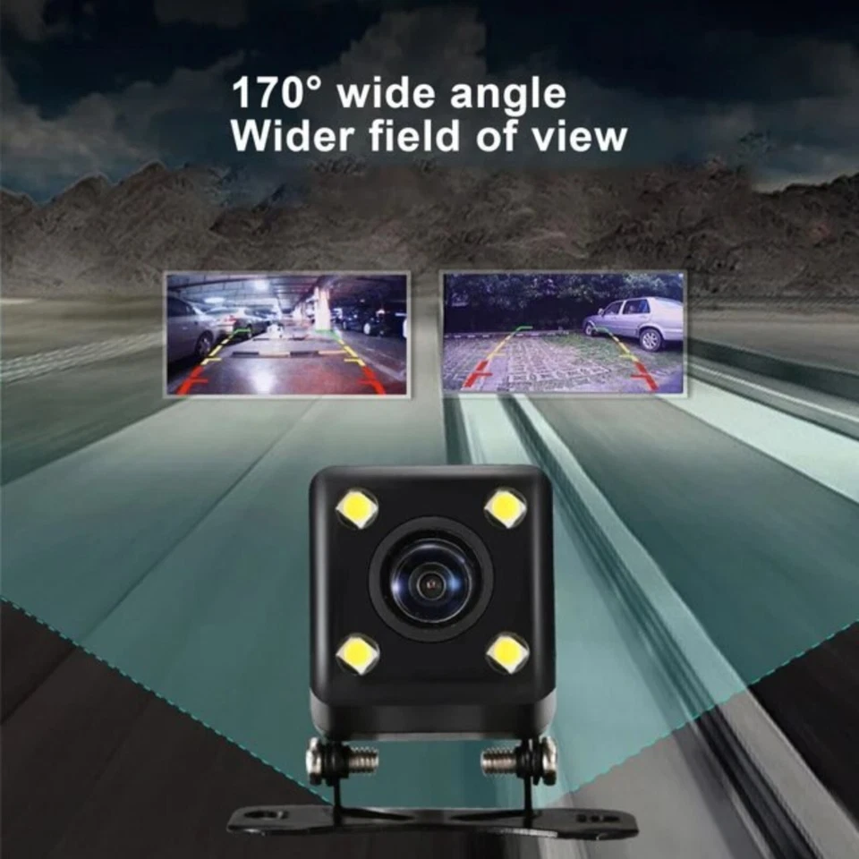 New Backup Camera Rearview Universal Mount Wide Angle for ALPINE Car Radio - Image 2 of 4