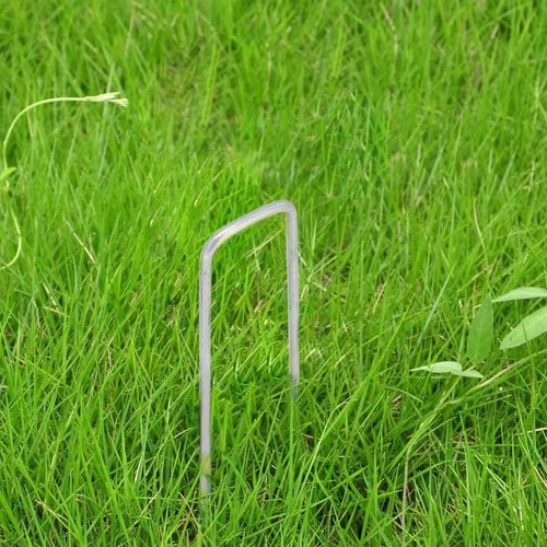 6" Galvanized Sod Staples 100/200/500/1000 Pack Landscape Staples Garden Stakes - Picture 22 of 26