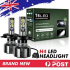 MODIGT 400%+ Bright H4 LED Headlight 6000k Globe High Low Bulb Kit White AU