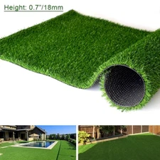 4x10ft Artificial Fake Synthetic Grass Rug Garden Landscape Lawn Carpet Mat Turf