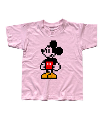 T-Shirt Bimbo TOPOLINO PIXEL MICKEY MOUSE Vintage Kleidung Für Grafiker