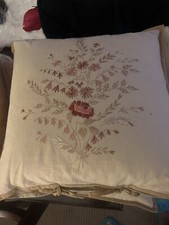 Ralph Lauren Dried Flowers Look Gorgeous Vintage Throw Pillows-Hand Stitched