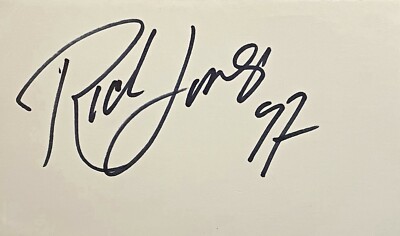 RICK JAMES Autograph Hand Signed 3