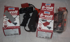 2 Power Wheels 6 Volt Quick Charger Lot With Original Boxes