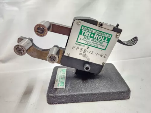 Tri-Roll Thread Comparator ITW Zero Systems Frame No. 7 With Rolls Southern Gage