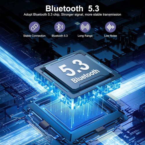Bluetooth 5.3 Transmitter Empfänger, Dual Connection Bluetooth Audio Adapter, - Bild 6 von 7
