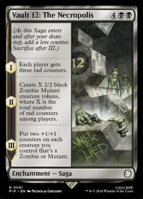 *MtG: 4x VAULT 12: THE NECROPOLIS - Commander Fallout Rare - magicman-europe*