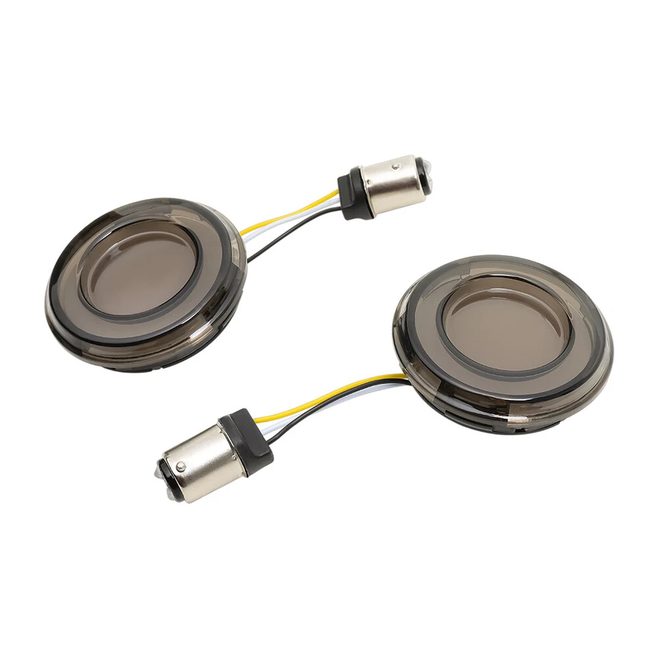 Luces intermitentes LED de señales de giro 1157 para Harley Road Glide Street Glide Softail Foto 4 de 4