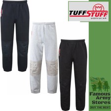 Work Jogging Bottom Joggers with Knee Pad Pockets TuffStuff  Comfy Work Pants