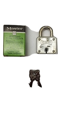 Vintage Master padlock Little Giant Padlocks #44 No. 44 suitcase lock travel 