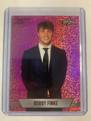 2024 Skybox Metal Universe Fresh Foundation Bobby Finke #FF-24 Pink FX RC #D /75