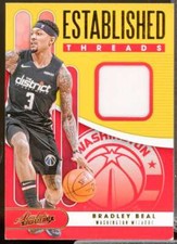 Bradley Beal Card 2019-20 Absolute Memorabilia Established Threads Level 1 #1 