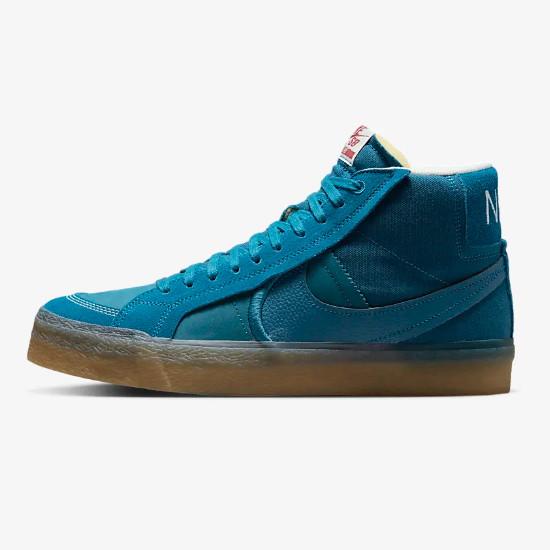 Кроссовки Nike SB Zoom Blazer Mid PRM Plus Green Abyss (DV5468-300) доставлены в ускоренном порядке