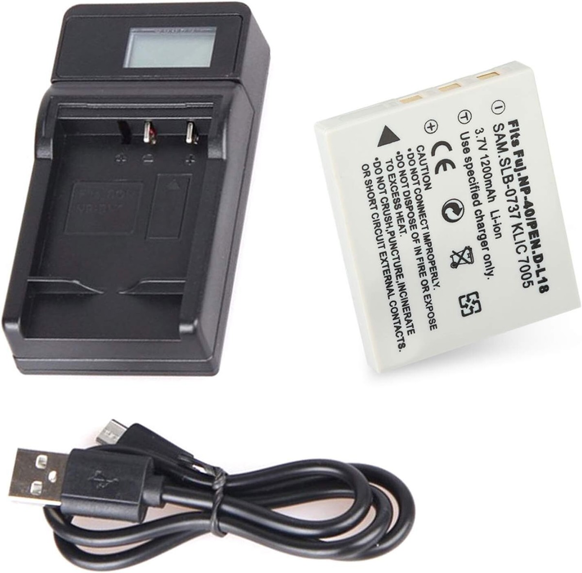 ✨動作確認済み！✨FUJIFILM FinePix Z1 充電器付き！✨美品✨ Battery+Charger for Fujifilm FinePix Z1, Z1 Zoom,Z2, Z3 Zoom,Z5fd