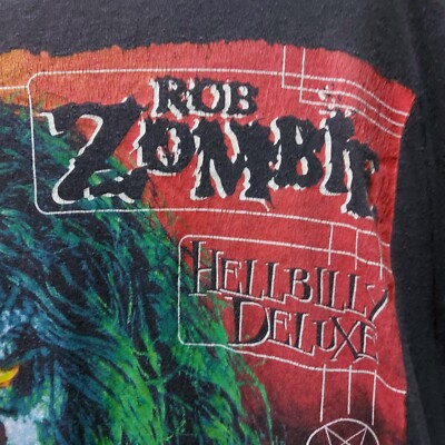 Vintage Rob Zombie Hellbilly Deluxe T Shirt Winterland Size
