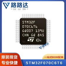 2 PIEZAS STM32F070C6T6 ST 32KB 2.4V~3.6V ARM Cortex-M0 6KB 48MHz LQFP-48 MCU #96-9